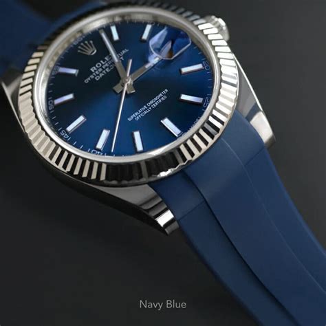 rubber b strap rolex datejust